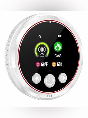 New! Unused! 3 in 1 Carbon Monoxide Detectors, Natural Gas Detector & CO Detecto